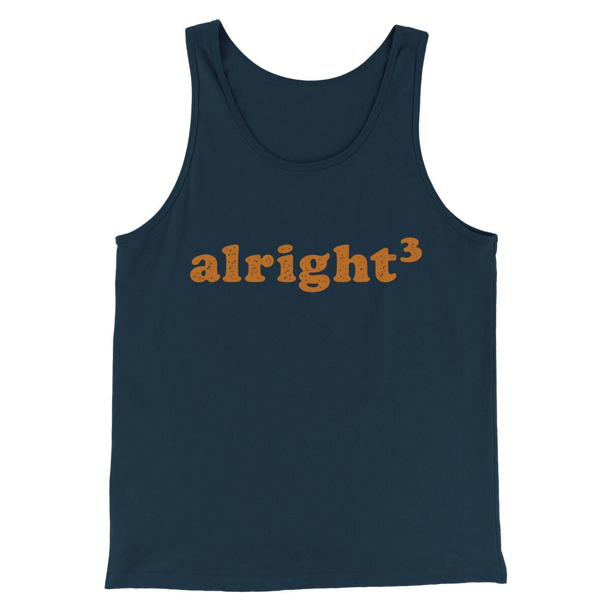Alright Cubed Funny Movie Unisex Tank Top - Redheads Graphic