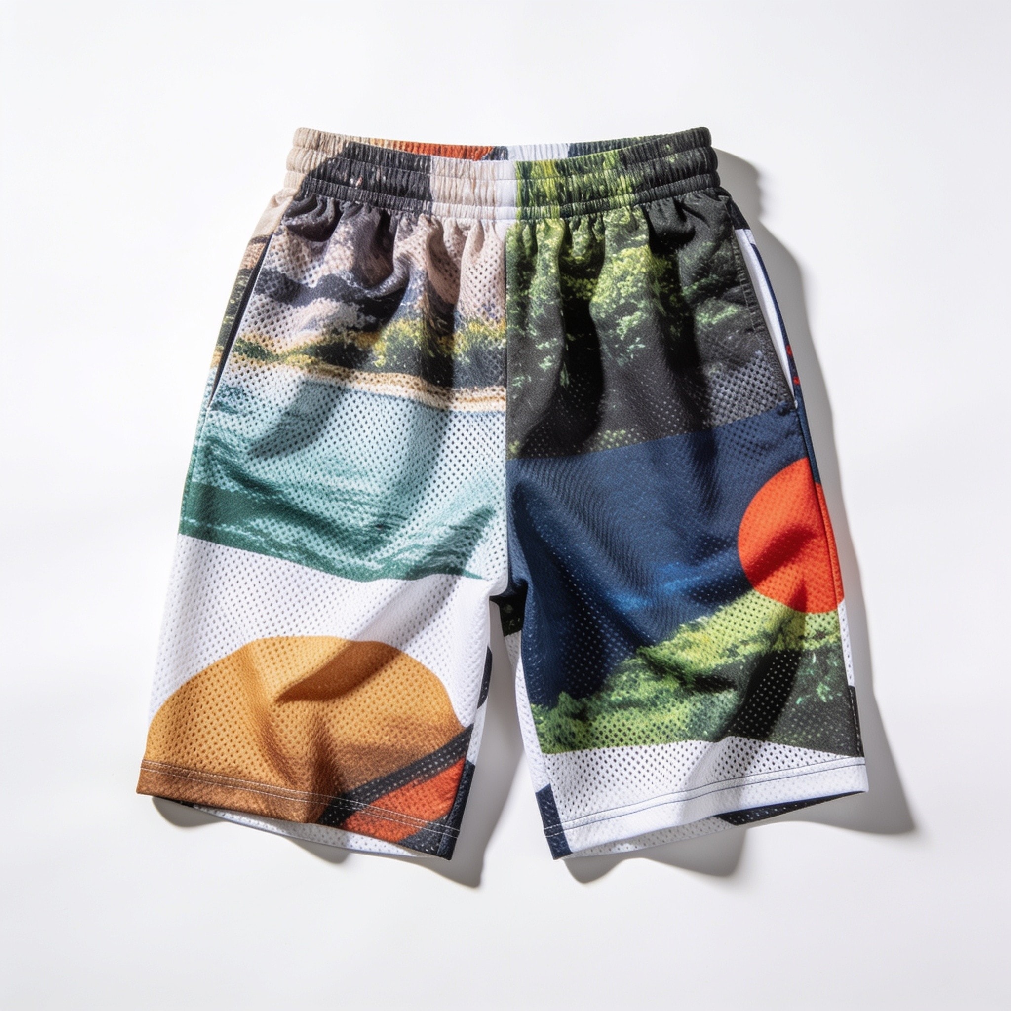 Perfect Pair Breathable Mesh Baseball Shorts - Athletic Polyester