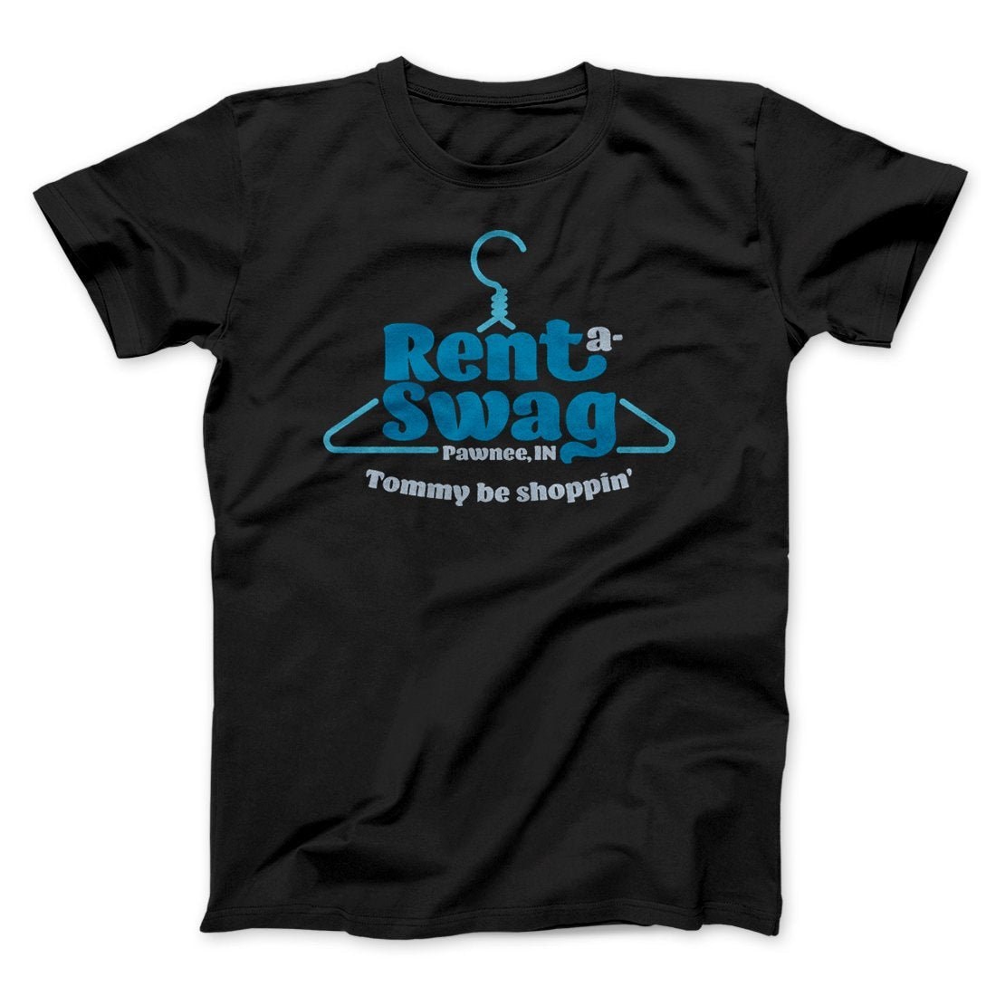 Pawnee Rent-A-Swag Unisex T-Shirt - Soft Combed Cotton, Modern Fit, Crew Neck