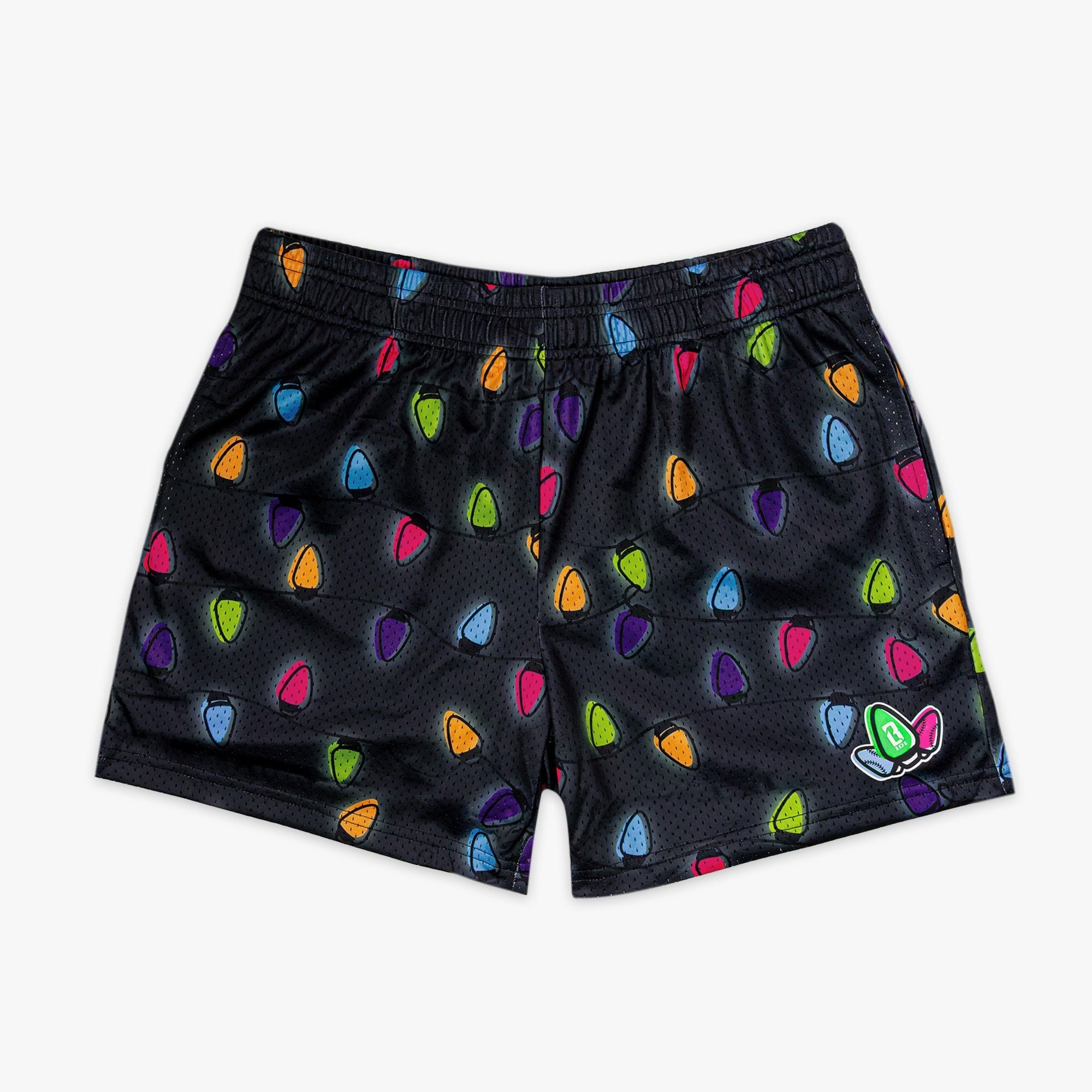 Snowball Fights & Ballpark Lights Mesh Shorts - Baseball Lifestyle 101