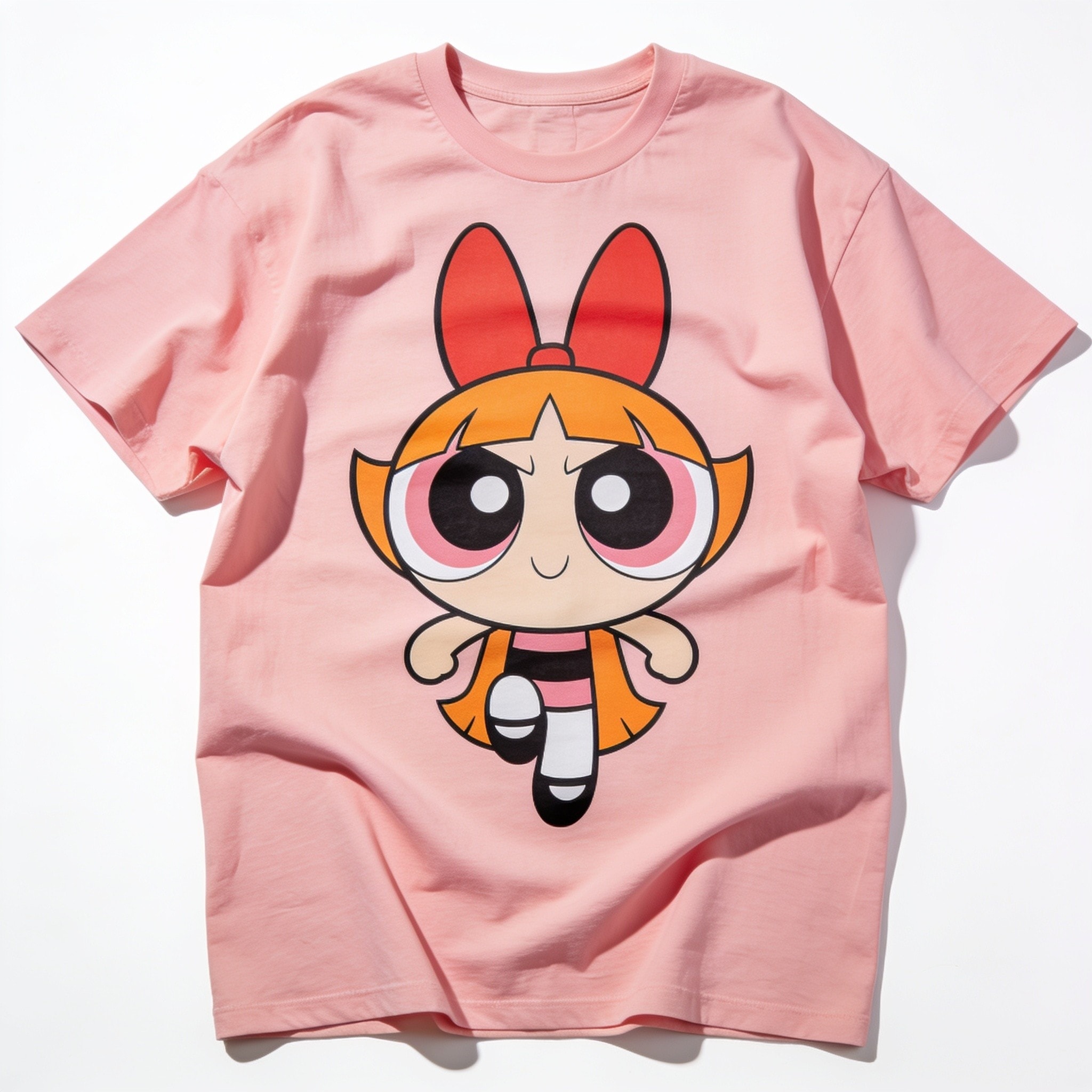 Blossom Oversized Graphic Tee - Powerpuff Girls Unisex 100% Combed Cotton