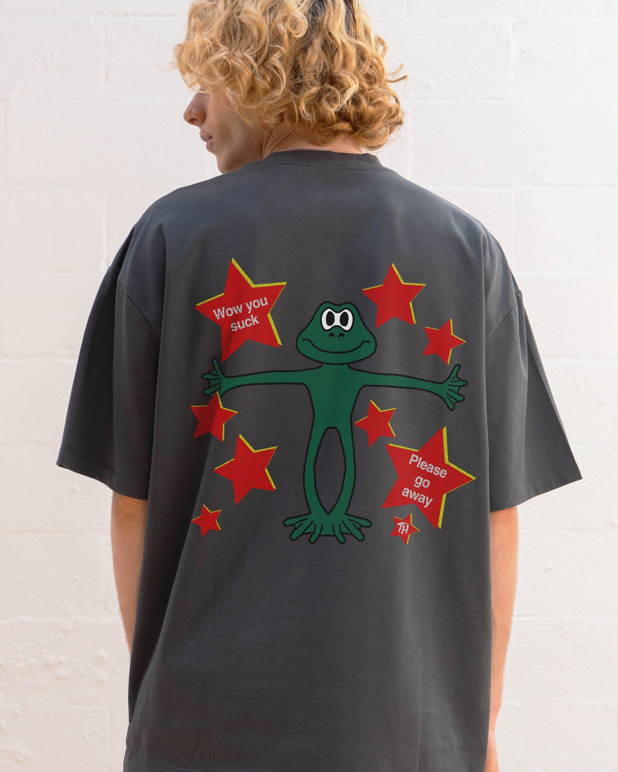 This Much Oversized Graphic Tee Unisex 90s Boxy Fit 100% Combed Cotton