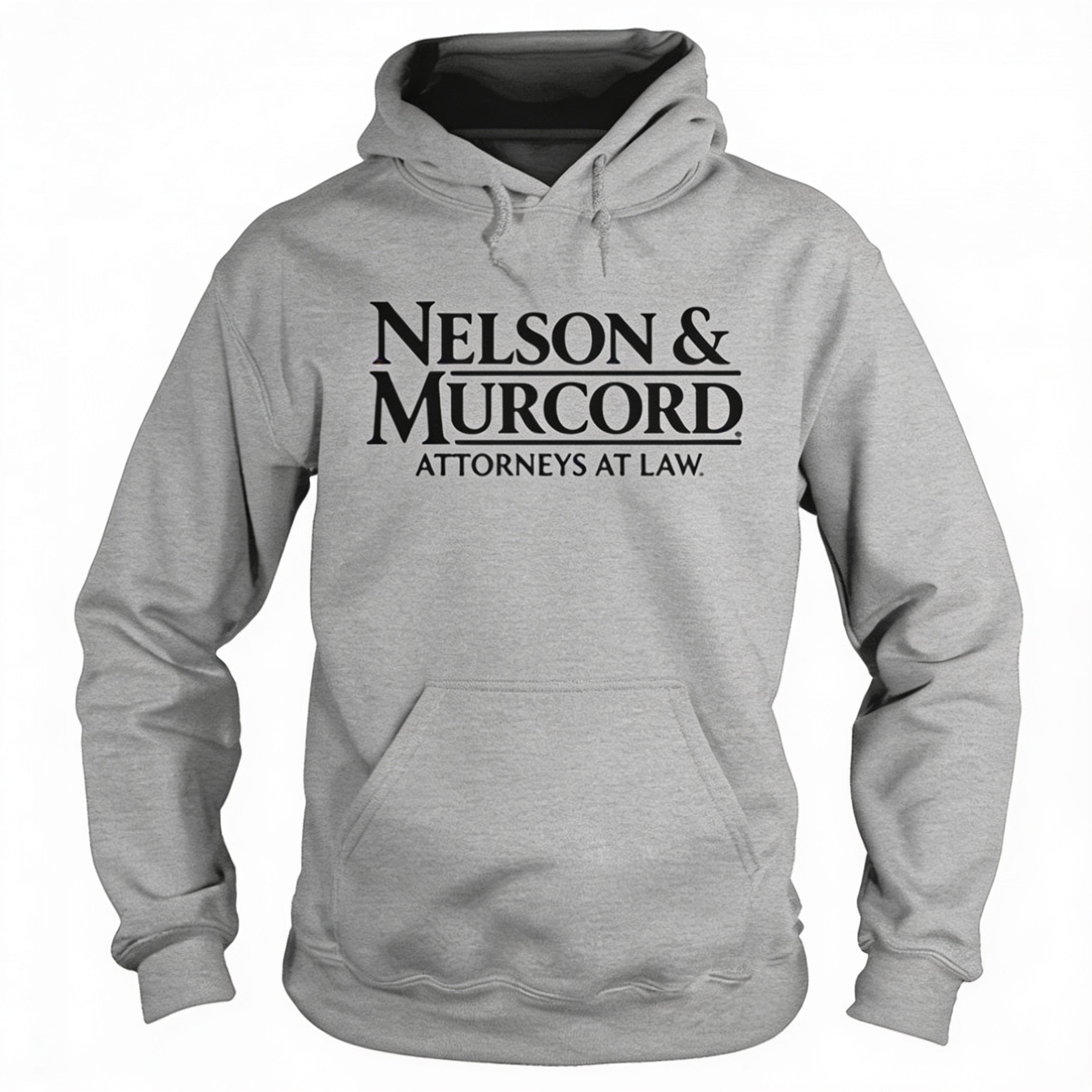 Nelson And Murdock Attorneys At Law Unisex Pullover Hoodie - Cotton Polyester Blend